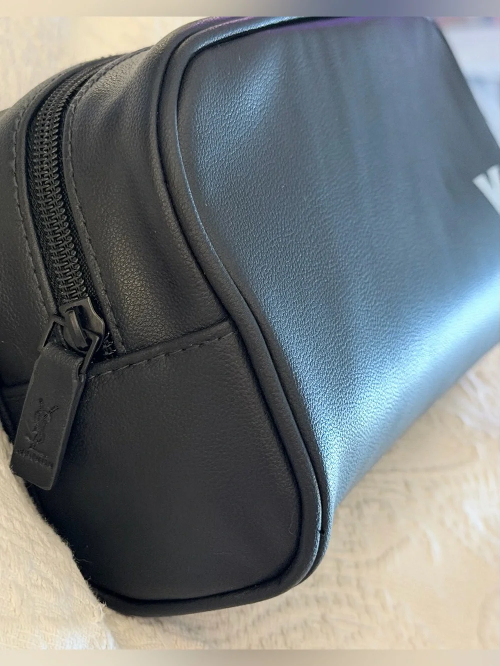YSL Yves Saint Laurent Black Makeup Cosmetic Bag